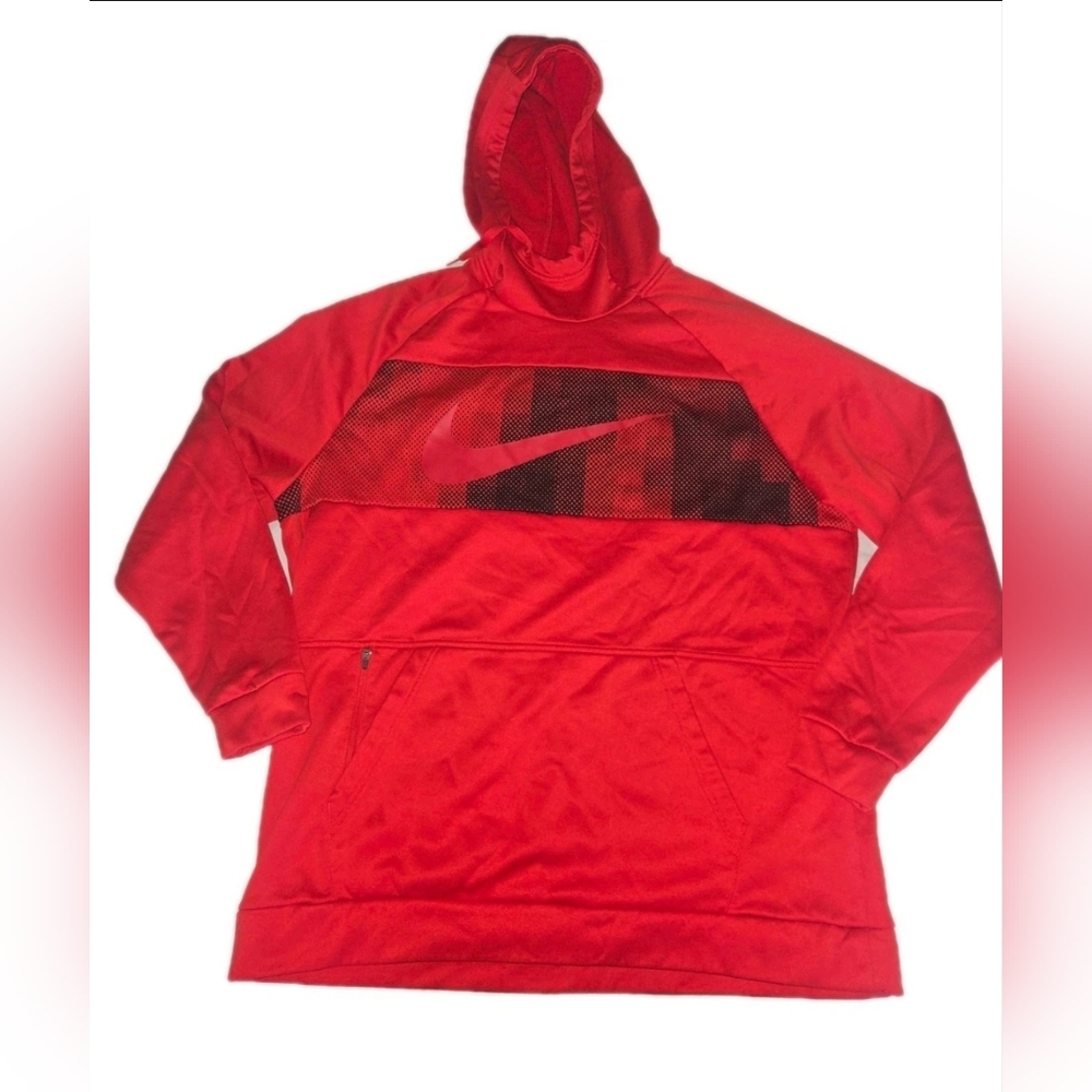 Nike Dri-FIT Red Hoodie Size XXL